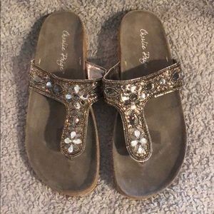 Bling sequin sandals